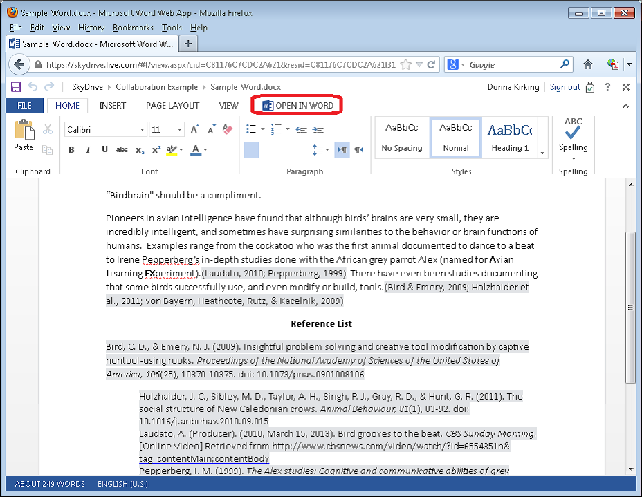 Endnote X7 Word Office 365